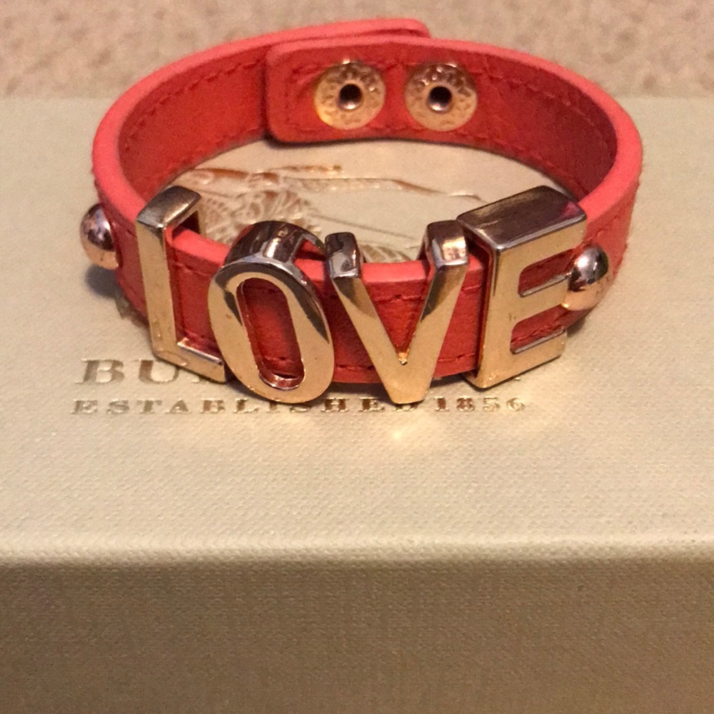 BCBG script bracelet